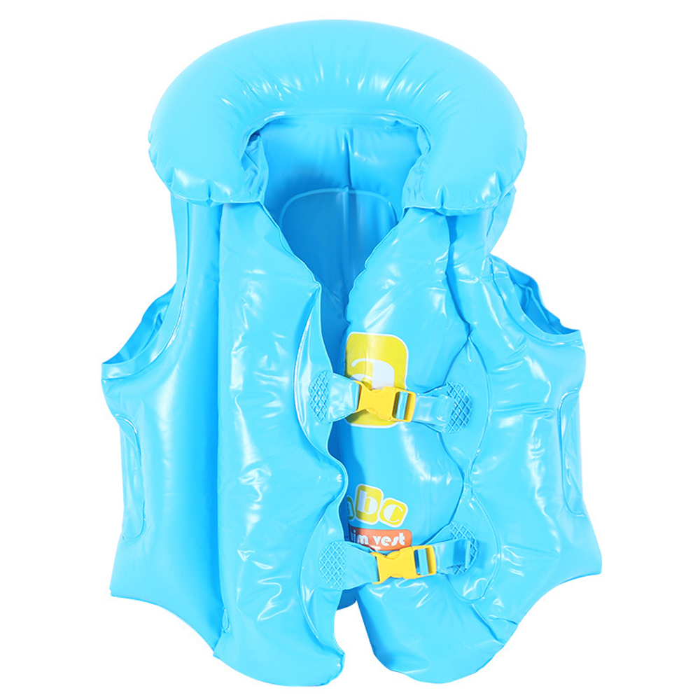 Children Float Swimming Aid Safety Float Inflatable Swim Vest Learn-to ...