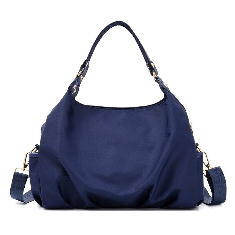 neue frauen Schulter tasche Koreanisch Weiblichen Handtasche Desinger Bote Tasche Damen Nylon Tote Umhängetaschen Taschen Hülse: dunkel Blau