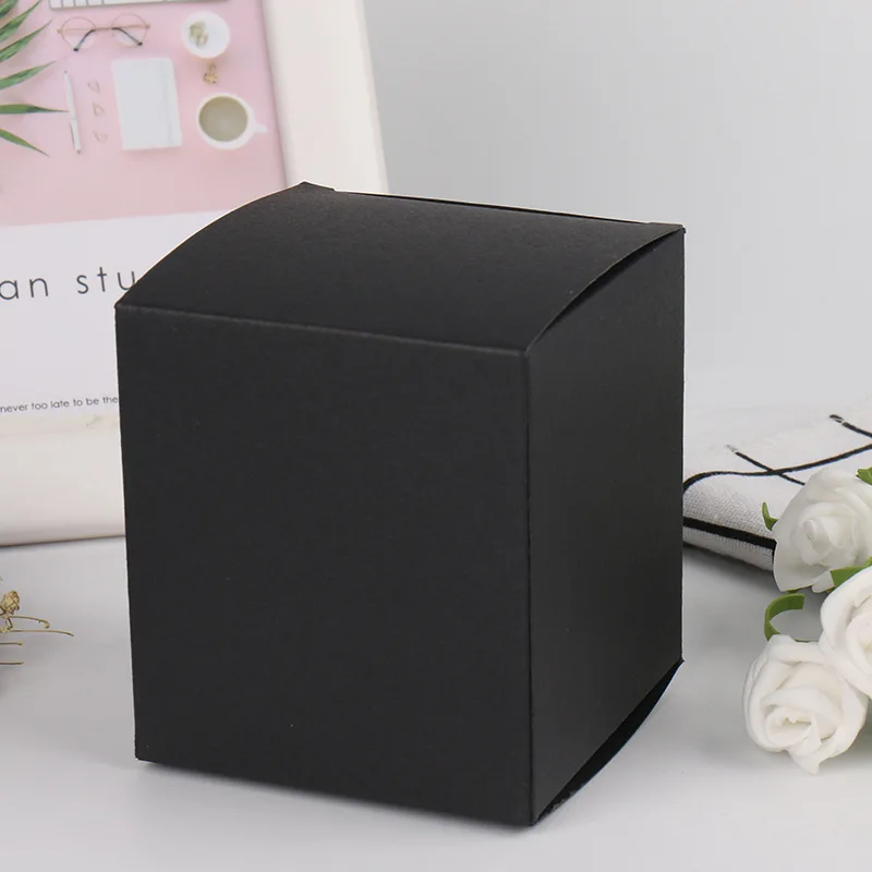 Boîtes d'emballage en papier Kraft, 20 pièces, boîte en carton pour fête de mariage, paquet de bouteilles de savon faites à la main, boîte de rangement cosmétique: Olive / 12.3x3.2x3 cm