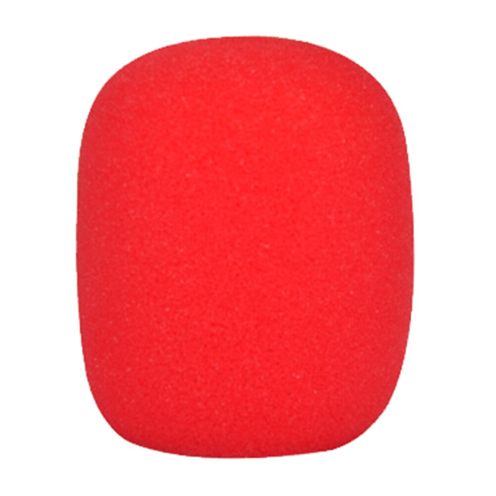 DJ Stage pare-brise pare-brise couverture épaisse lavable 1 pièces mélange couleurs éponge Microphone ensemble mousse de remplacement: Rouge