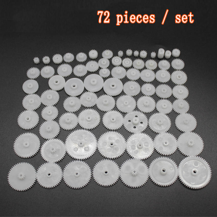 46-82 Soorten tandwielen 0.5 Module Plastic Gear Voor Motor gear wrap robot Reductie Reducer Versnellingsbak DIY Speelgoed Model accessoires: Roze