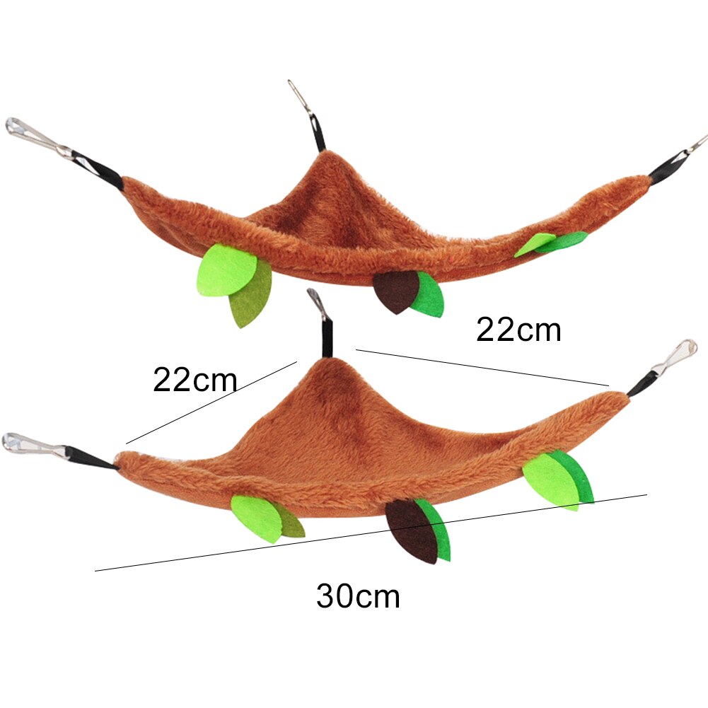 5Pcs/Set Rat Hamster Small Pet Hanging Swing Cool Hammock Pet Hamster Squirrel Warm Ropeway Hammock Hanging Swing Cage Bed Nest