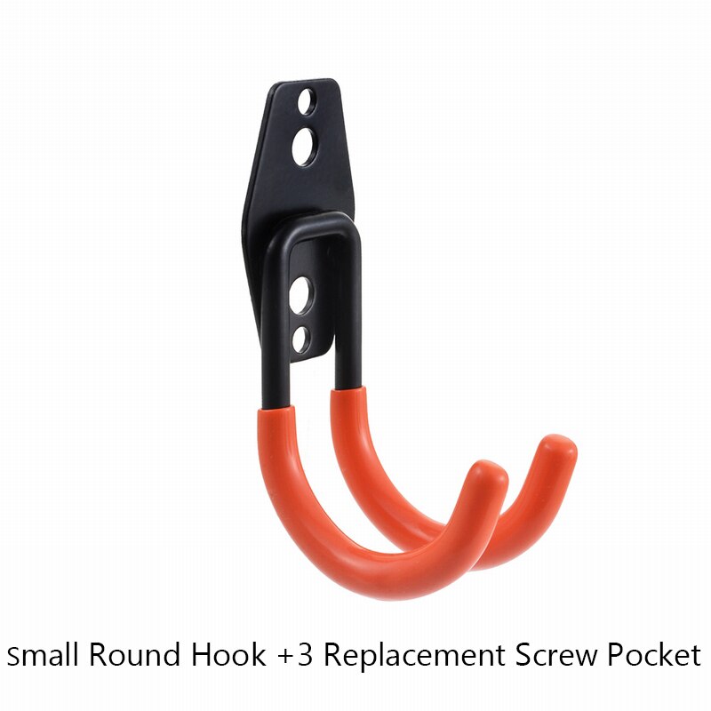 5 Hooks Wall Mounted Storage Racks Orange Warehouse Hook And Screw Installation Heavy Duty for Organizing Power Tools Holder: 74x40x110mm