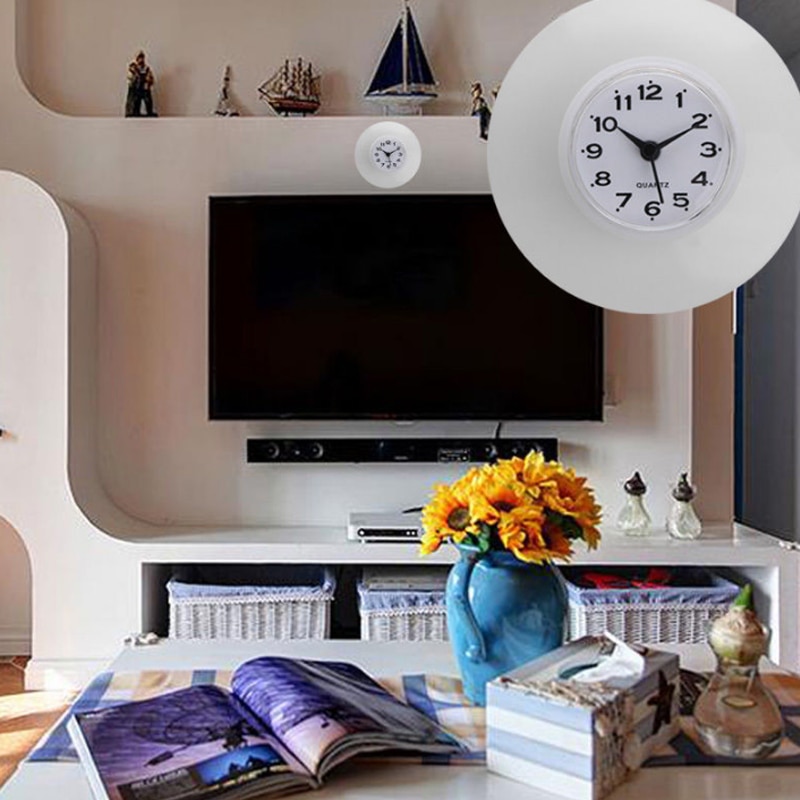 Réveil à ventouse étanche cuisine salle de bains bain douche horloges avec ventouse horloges murales décoration