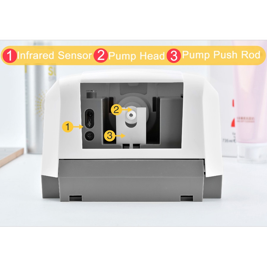 1000Ml Automatische Alcohol Dispenser Wall Mounted Zeepdispenser Touchless Handdesinfecterend Met Infrarood Sensor Voor School Thuis