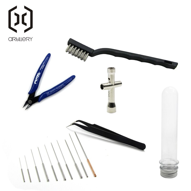 10Pcs Rvs Nozzle Cleaning Naald Tool 0.15Mm 0.2Mm 0.25Mm 0.3Mm 0.35Mm 0.4Mm 0.5Mm 0.6Mm 0.8Mm 1.0Mm Boren Voor