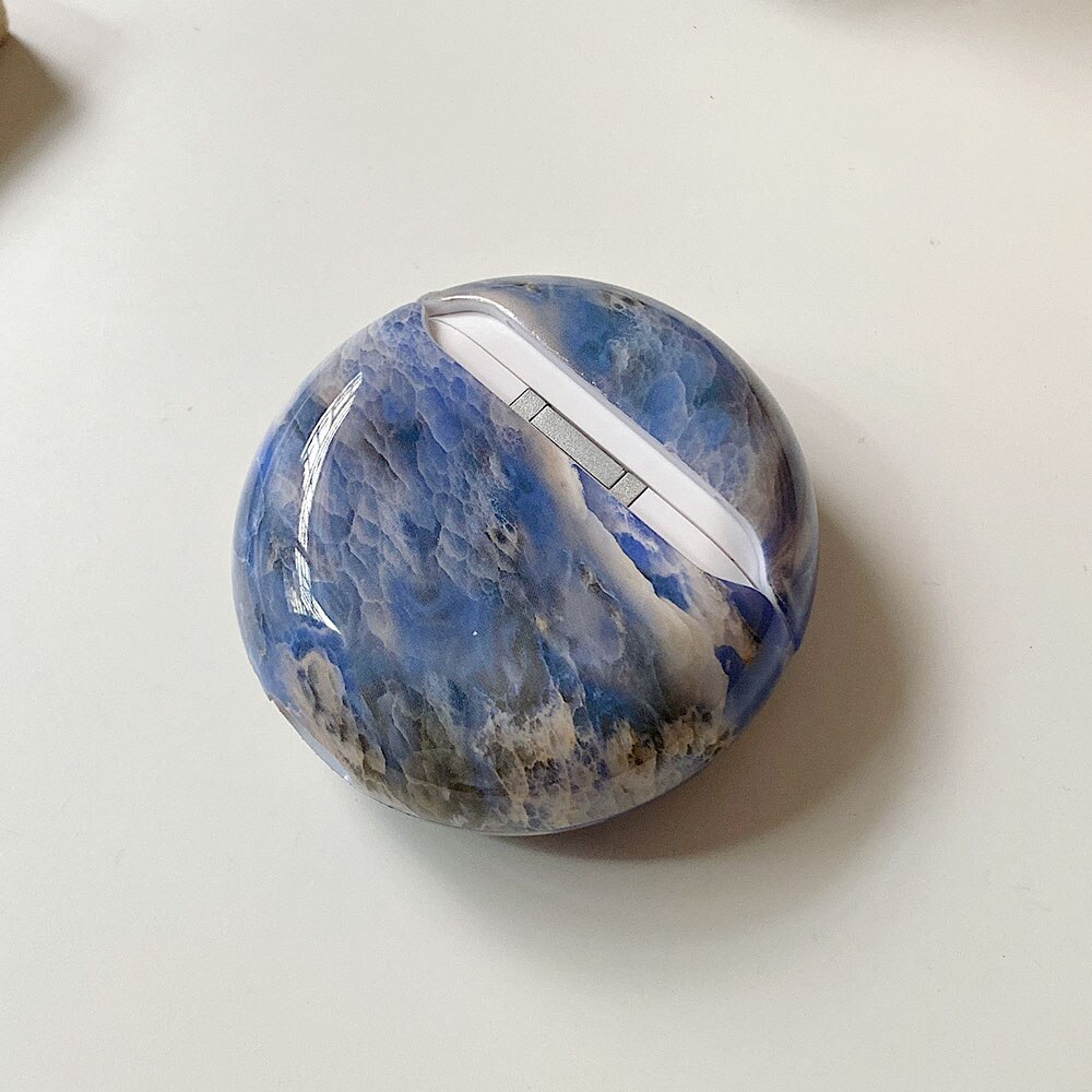 Marble Pattern Earphone Case Funda For Huawei Freebuds 3 Case Shookproof Wireless Charging Bax Cover for Free Buds 3 Cases Coque
