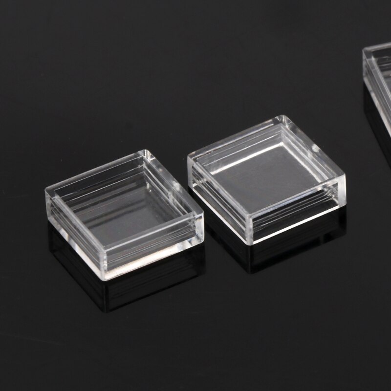100Pcs Clear Plastic Drukknop Tact Knop Cap Keycaps Covers Protector Ondersteuning