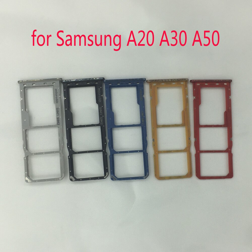 SIM Karte Tray Adapter Halter Für Samsung A10 A20 A30 A40 A50 A60 A70 A80 A90 Original Handy Schwarz Nano SIM Micro SD Card Slot