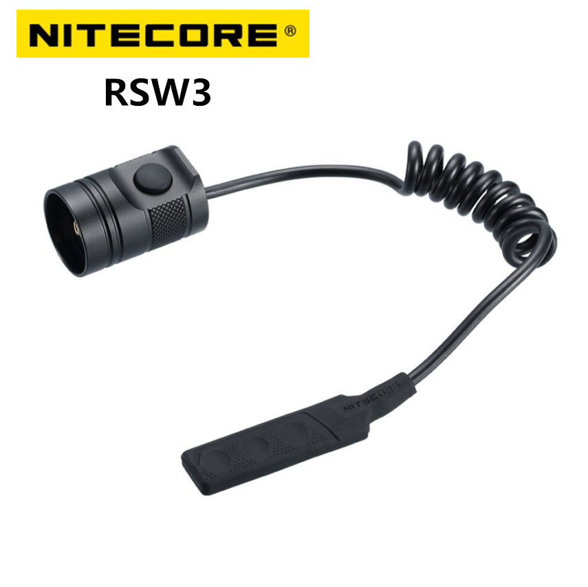 100% Originele Nitecore RSW3 Accessoire Druk Controle Remote Switch Voor Nitecore Zaklampen P12 P30 MH12 V2 MH12S