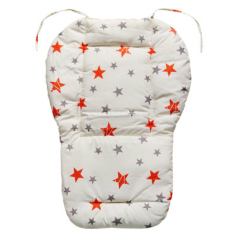 Baby bilsædemåtte bærbar babystolepudestol enkel babystole spisestuestol fortykningssvamp børnevognssæder: Stjerne