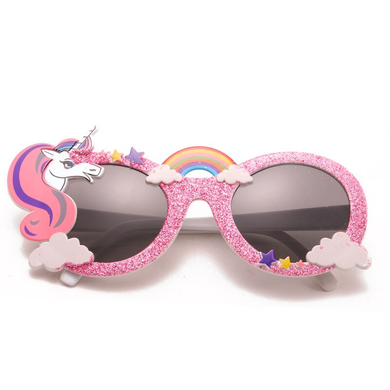 Gafas de unicornio azul y rosa, accesorios de fotografía de novia para ser, decoración de de unicornio arcoíris, gafas para de cumpleaños, fotomatón: Pink