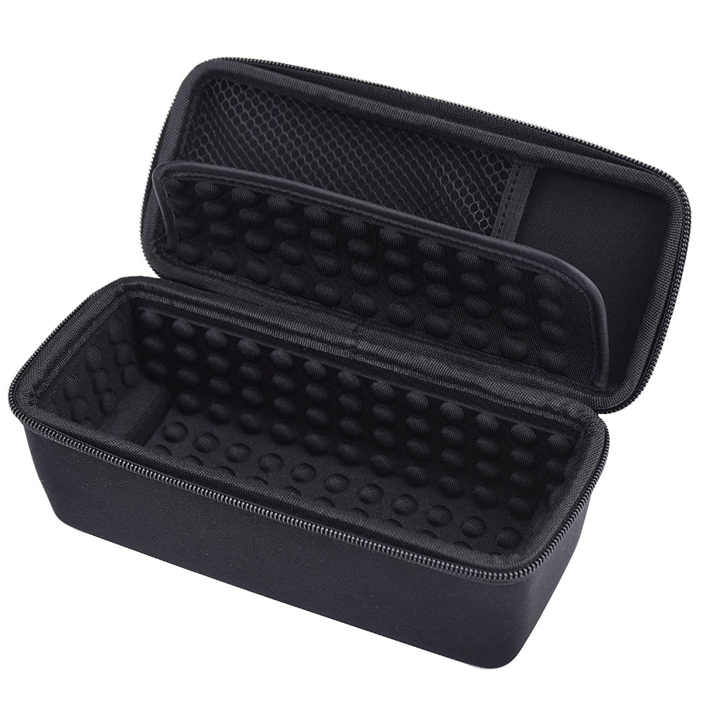Hard Travel Carrying Case with Black Soft Cover for Bose Soundlink Mini I and Mini II Bluetooth Speaker