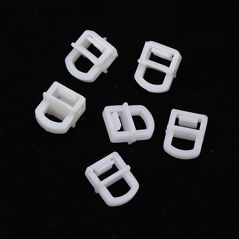 10 Stuks Auto Gordijn Spoor Wiel Truck Gordijn Gesp Auto Gordijn Spoor Ophanging Katrol Glijdende Bal Gordijn Rail Clips Haak