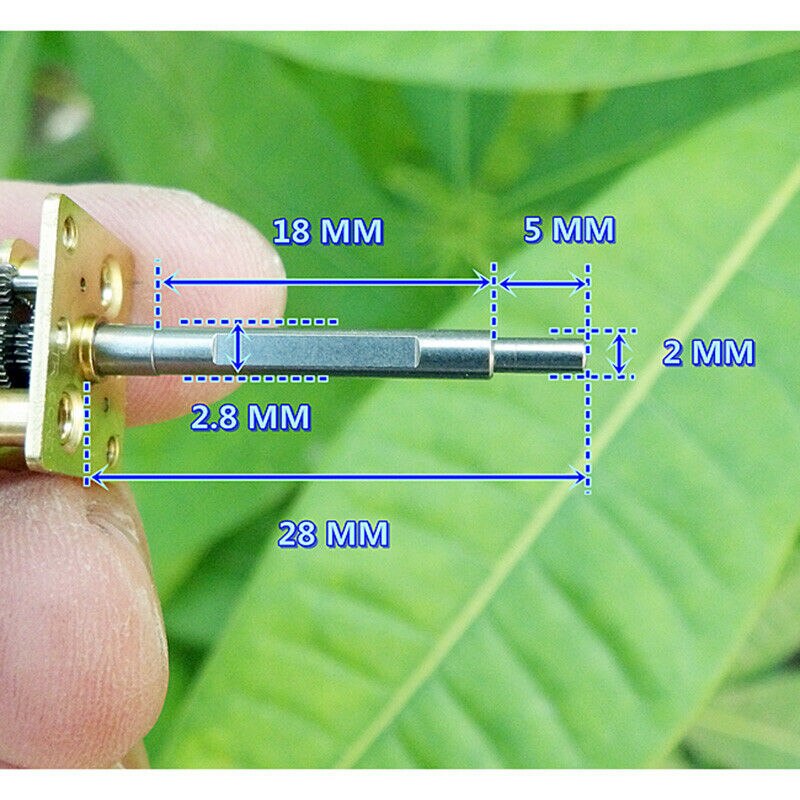 Full Metal Gearbox 1:35 Ratio Precise Gear Gearwheel Worm Gear Reducer Low Slow Speed Reduction Toy Model for DC 050 Motor