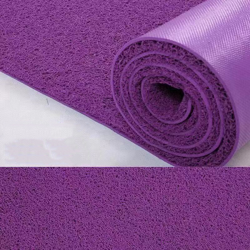PVC-Drahtring-Antirutschmatte Eingangstür-Bodenmatte wasserdichter rutschfester Gummibodenteppich Außentreppe Gehweg Staubentfernung Bodenmatte: 1 m2 / Navy Blau