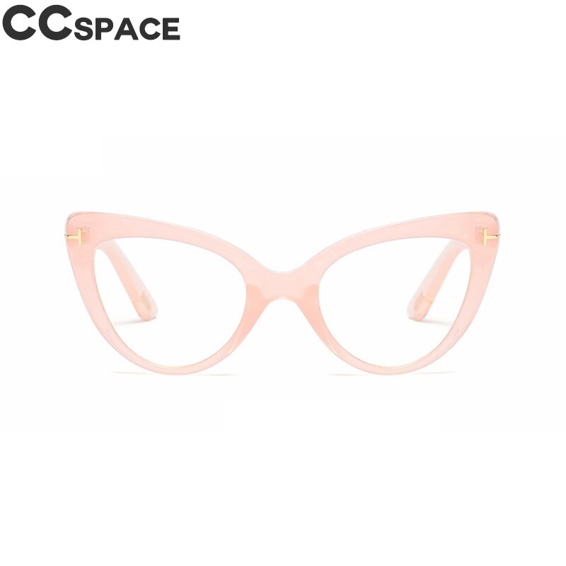 45131 kvinder kat øje briller stel computer briller trending styles optisk: C11 lyserød klar