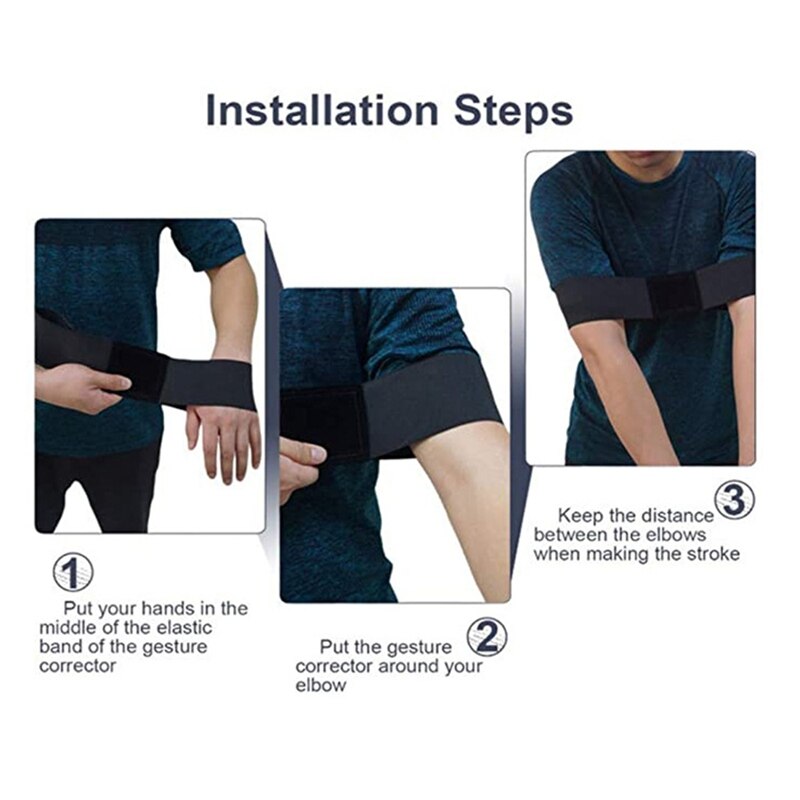 2Pcs Golf Swing Trainer Beginner Practicing Guide Gesture Alignment Training Aid Aids Correct Swing Trainer