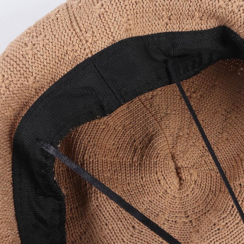 Mode Lente Zomer Vrouwen Knit Baretten Dames Solid Platte Pet Mode Gehaakte Franse Caps Sterren Schilder Hoed