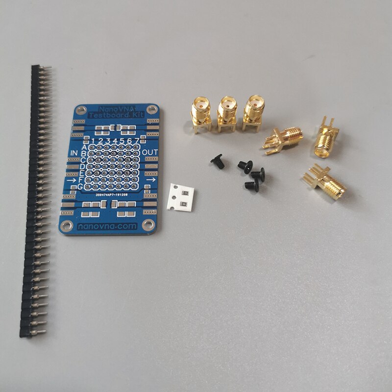 NanoVNA Testboard Kit VNA Vector Network Analysis Vicedeal Nanovna testboard kit vna vector network analysis vicedeal