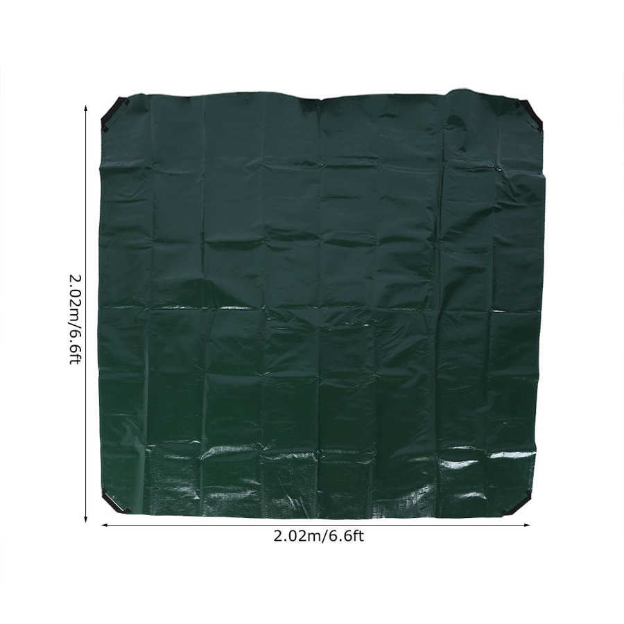 Japanese garden PE Large Garden Yard Waste Bag Leaf Tarp with Tote Outdoor Gardening Deciduous Trash Container garden waste