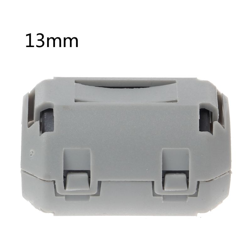 Clip-auf Ferrit Drossel Ring Kabel RFI EMI Lärm Schalldämpfer Filter Kabel Clip R9UF: 13mm
