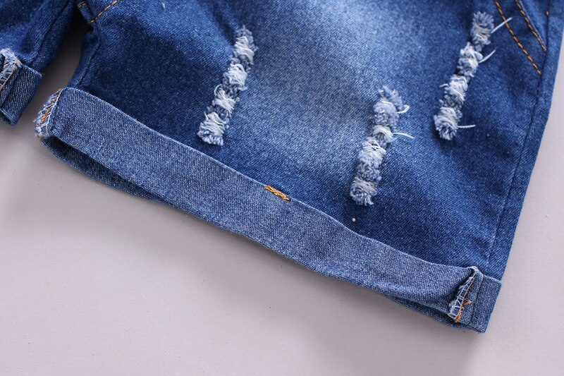 IENENS Ragazza Shorts Tute E Salopette Del Bambino di Estate Delle Ragazze Dei Jeans Salopette Bambino Dei Capretti Del Ragazzo Del Bambino Pantaloni In Denim Morbido Classico della Moda Pantaloni