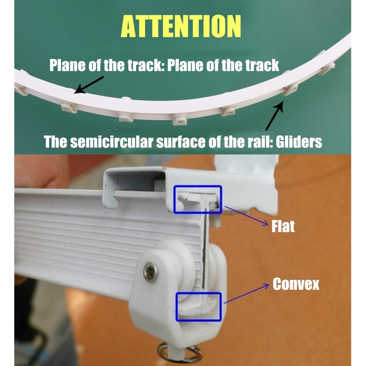 3M 5M 6M flexibel Decke Vorhang Schiene Biegsamen Fenster Stange Gerade Kurve Vorhang Zubehör oben Seite spann Wohnkultur
