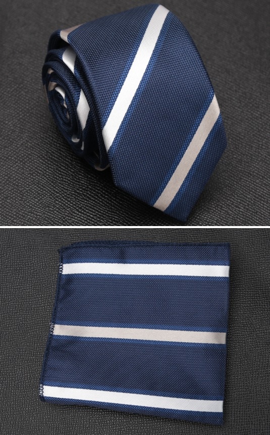 Xgvokh Mannen Das Set Wedding Stropdassen Voor Mannen Hanky Stropdas Dot Gestreepte Gravata Jacquard Tie Sociale Partij Accessoires: LD-R1-G24