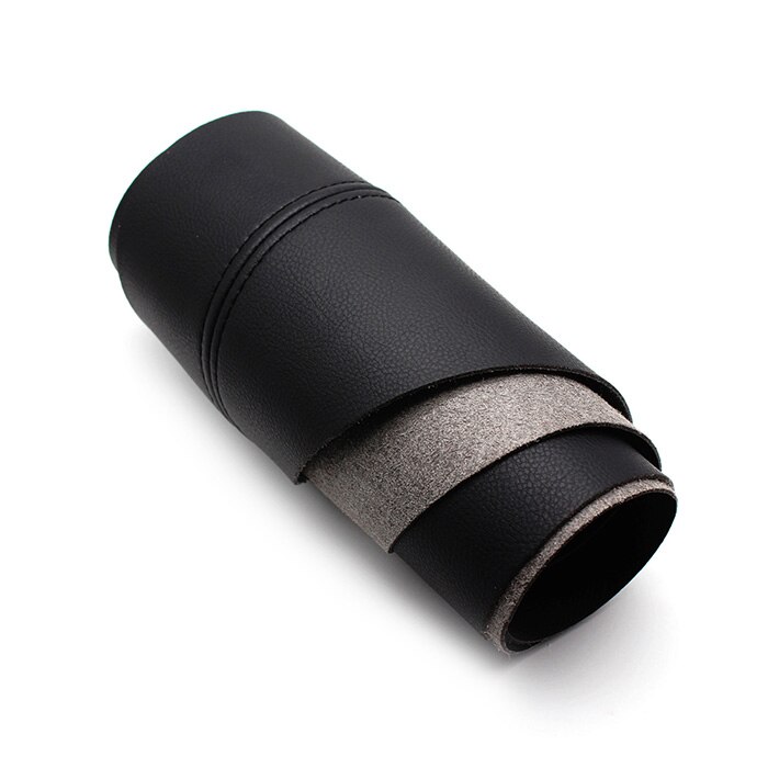 Apoyabrazos de puerta de coche para Peugeot 307, 2004, 2005, 2006, 2007, , , 4 Uds., cubierta de cuero de microfibra embellecedora: black / 4pcs