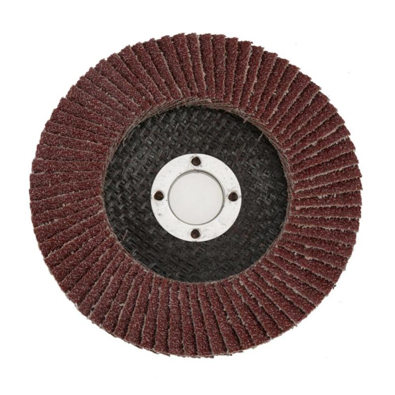 10 Pcs Grit 60 Grinding Sanding Disc Polishing Wheel Flap Disc 100*6*16 mm