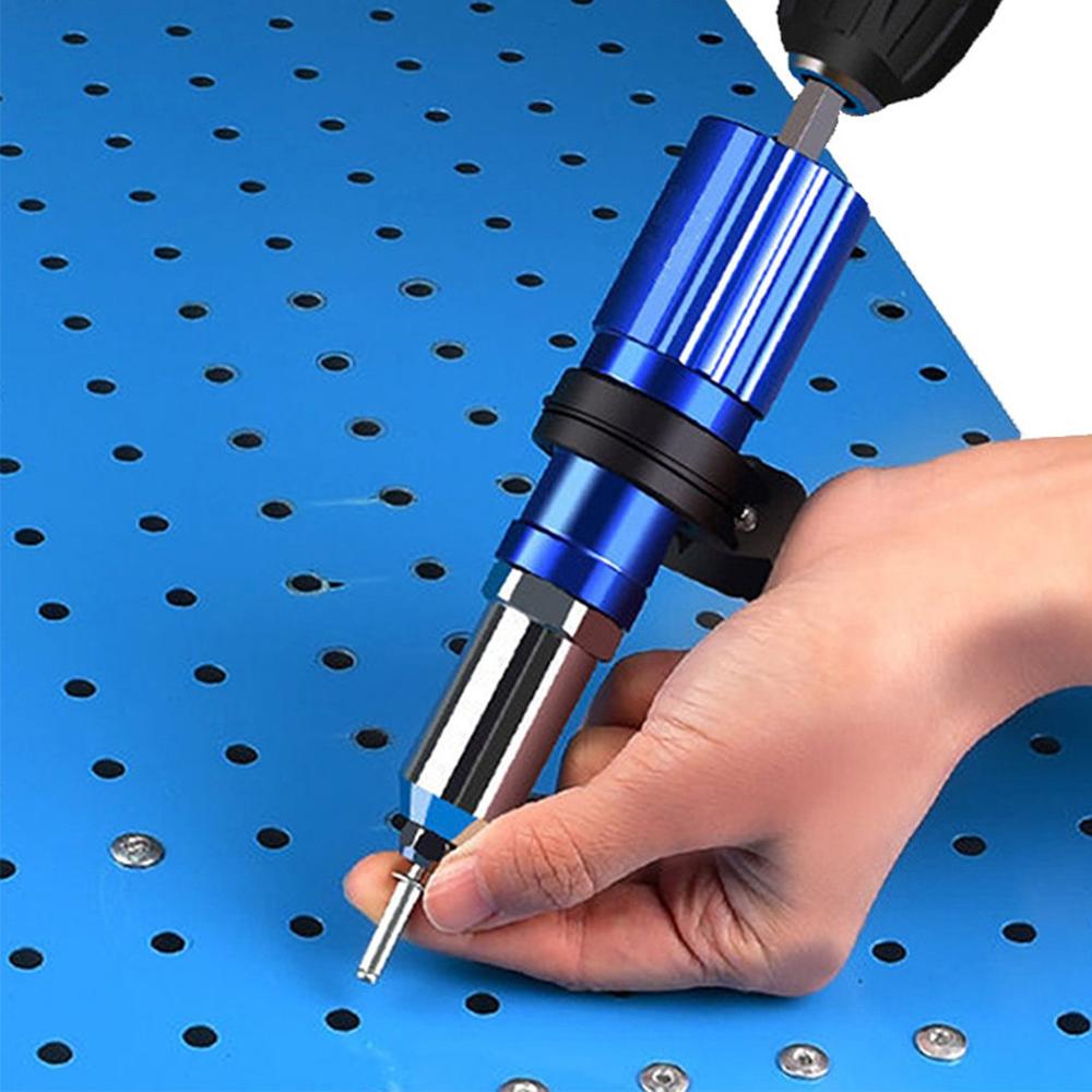 Electric Rivet Machine Rivet Nut Device Adapter Cordless Drill Fascinating Tool Insert Nut For Riveting Tool