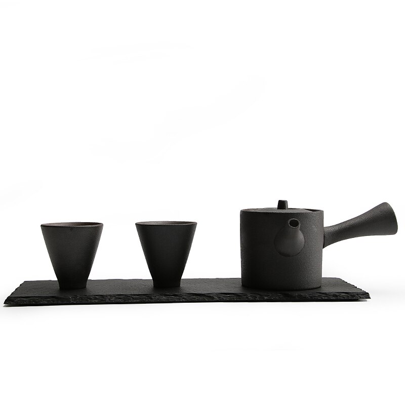 théière luycho tea pot ceramic tazza kung fu set 2 cups taza japanese copos turkish juego de tazas teapot and cup set european: Light Yellow