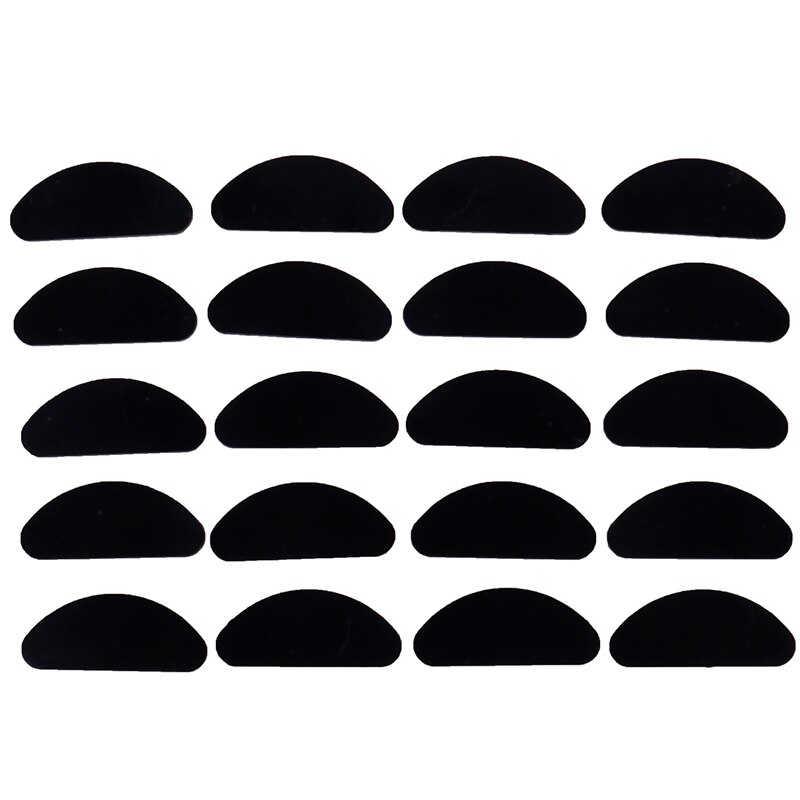 10 Paar Anti-Unterhose Silikon Nase Pads Für Brillen Gläser Rahmen Stock Auf Nase Pad Brillen Zubehör: Schwarz