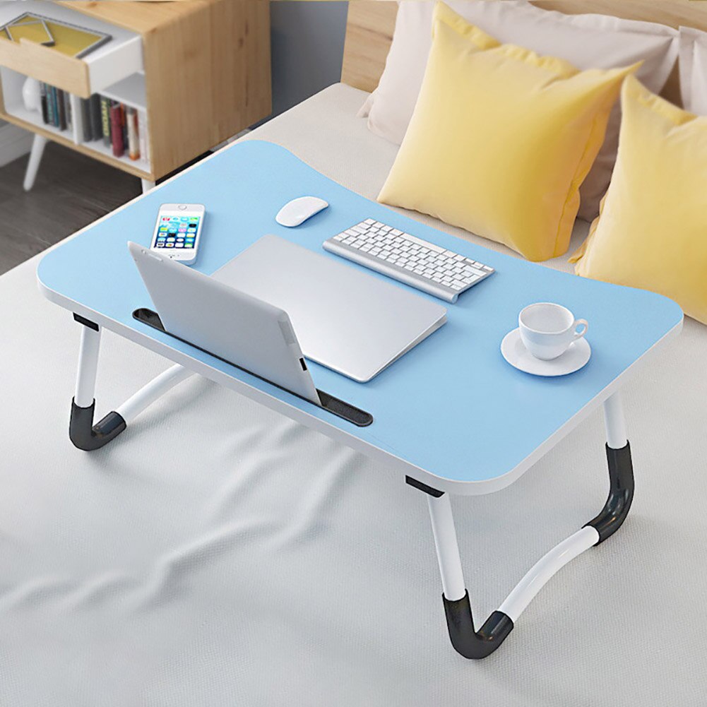 Opvouwbare Laptop Tafel Notebook Bureau Dichtheid Board Computer Bureau Laptop Stand Voor Bed Sofa Tea Serving Table Stand: Blue