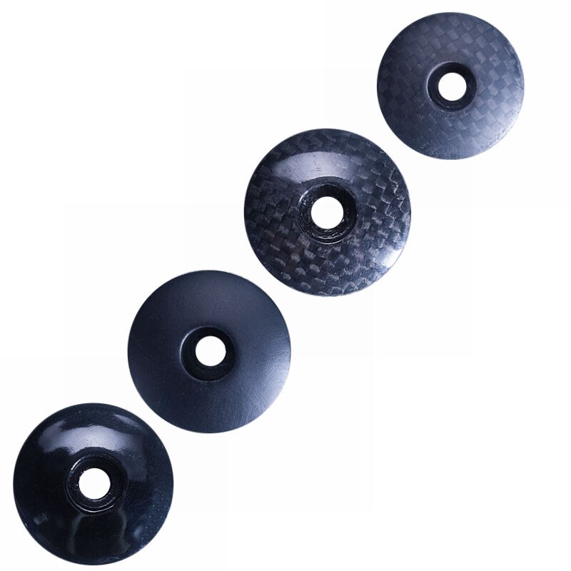 Glans/Mat Zwart Full Carbon Fiber Headset Taper Road Mtb Fiets Top Cap Steelkoker Fietsonderdelen 6G