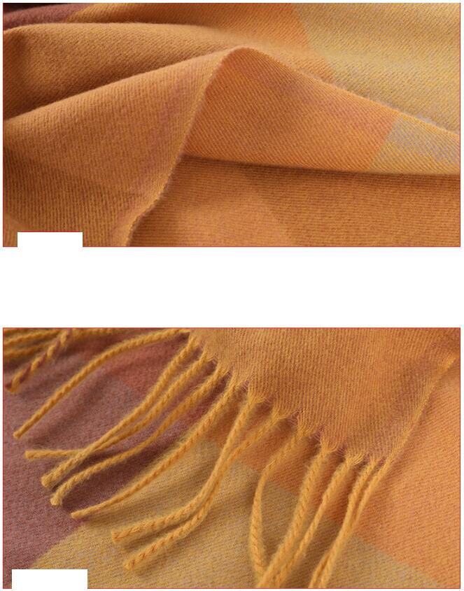 Strikk vinter skjerf til kvinner kashmirlignende pashmina sjal pakke inn geometrisk kvinnelig varmt teppe skjerf skumring stjal