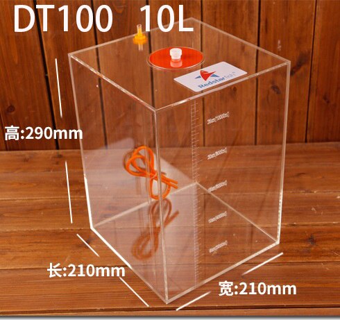 Red Starfish Dosing Pump Scale Liquid Storage Bucket With Scale DT10L Liters Acrylic made Reef: Default Title