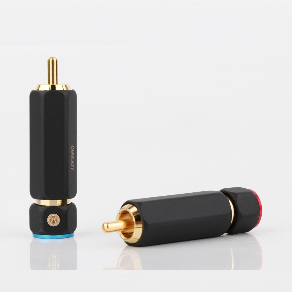 8PCS R1736 Hi Performance Pailiccs RCA Spina del Cavo Connettore Maschio per il fai da te audio video spina del cavo