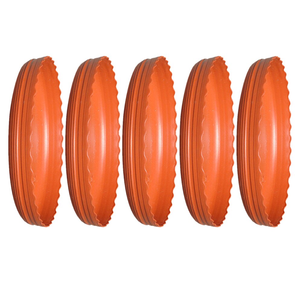 20 stuks verplaatsbare plantenbak, ronde bloempot van kunsthars, kurken bodem, druppelbak, tuinbalkongereedschap voor vetplanten, bloempot van  (1 gallon,