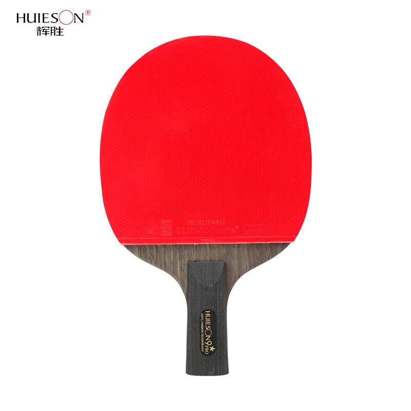 Huieson 9 Ster Tafeltennis Racket Koolstofvezel Dubbele Gezicht In Rubber Professionele Krachtige Ping Pong Bat Training Concurrentie