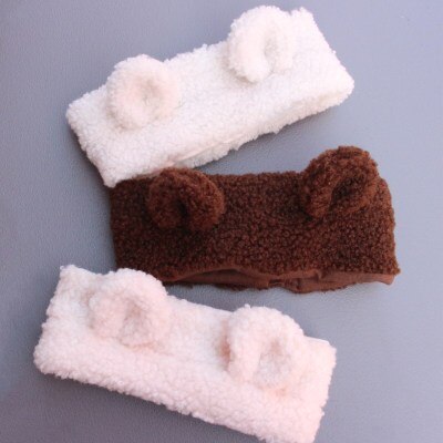 Copricapo stile orecchio cartone animato invernale per bambini fascia per capelli in agnello fascia per bambini bambini ragazze ragazzi accessori per capelli carini