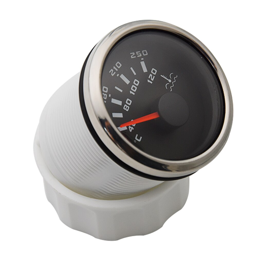 2" 52MM Water Temperature Gauge NMEA 2000 TEMP GAUGE 2Inch Water Temp Gauge 40~120 Celsius for Marine Boat Car Black