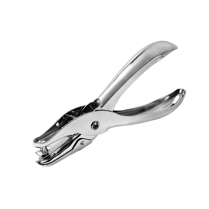 LMDZ 1 Pcs Metalen Enkele Perforator Hand Papier Punch Een Gat Scrapbooking Tang Ponsen 6mm Cirkel Kaart Cut punch