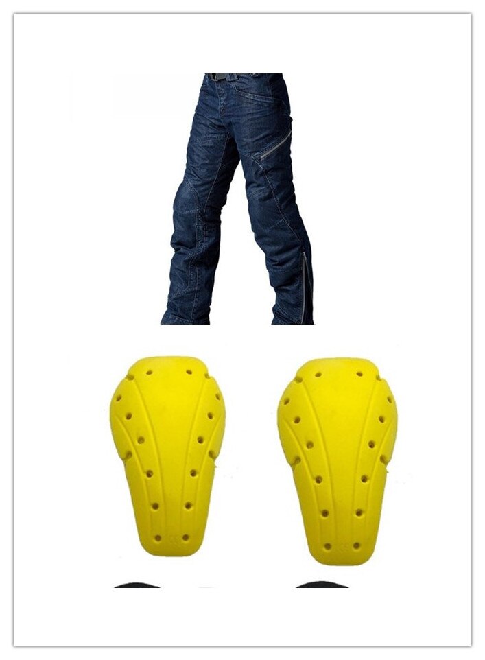 bleu moto loisirs GS jean tout-terrain en plein air jean cyclisme pantalon 2 pièces protéger équipement GP PRO moto pantalon: Bleu / L