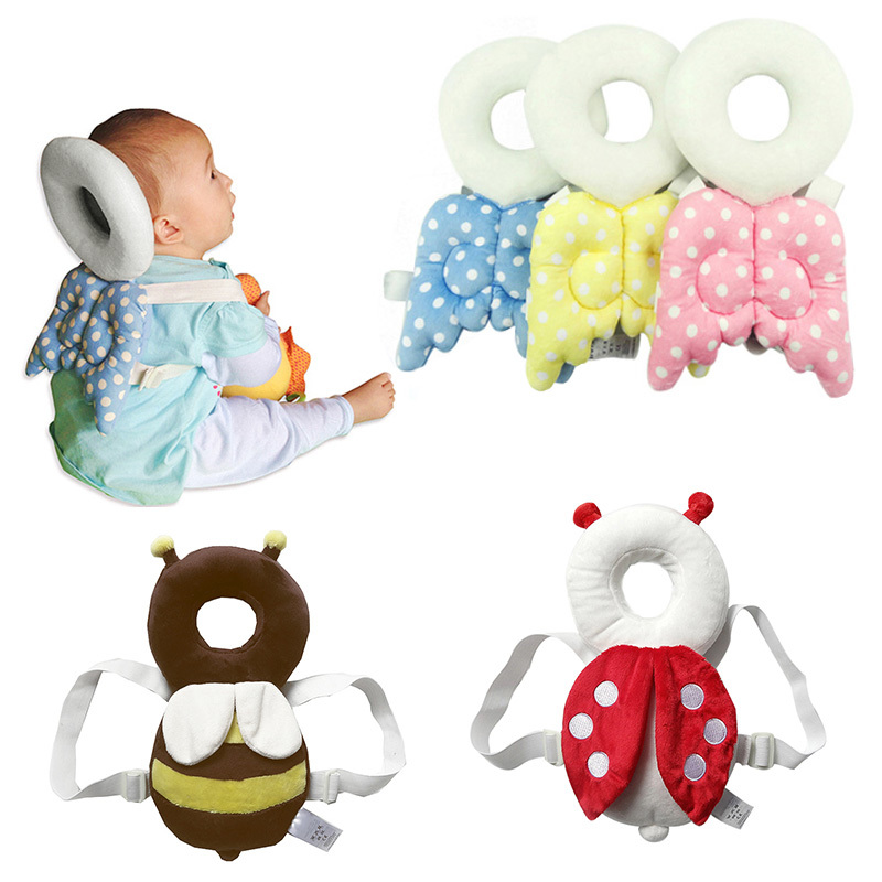 Coussin de protection de tête de bébé enfant en bas âge appui-tête oreiller cou de bébé ailes mignonnes coussin de résistance aux chutes de soins infirmiers bébé protéger