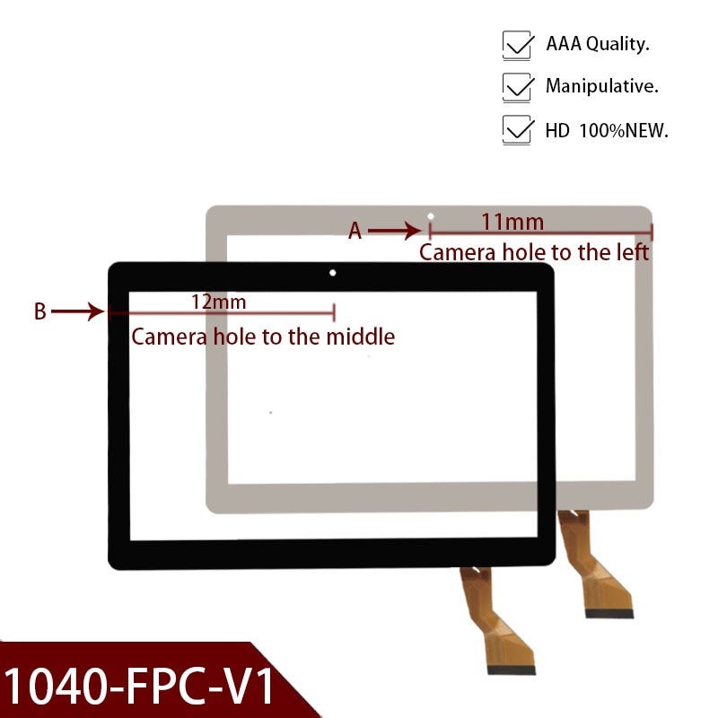 10.1 Inch Voor Yuntab Tablet K107 Hn 1040-FPC-V1 Lnmbbs K107 Capacitieve Touchscreen Digitizer Glas Extern Scherm Sensor