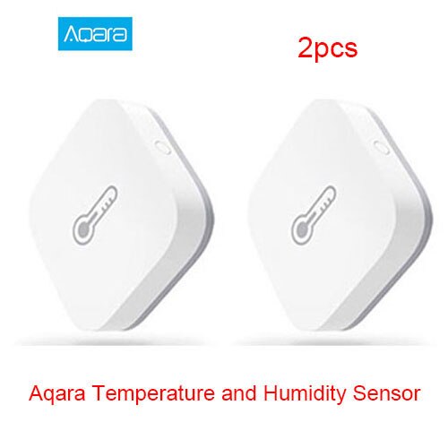 Xiaomi Mijia Smart Multi-mode Gateway 3 Zigbee Wifi Bluetooth Mesh Hub Smart Home Hub Werken Met Mi thuis App Apple Homekit: 2pcs aqara humidity