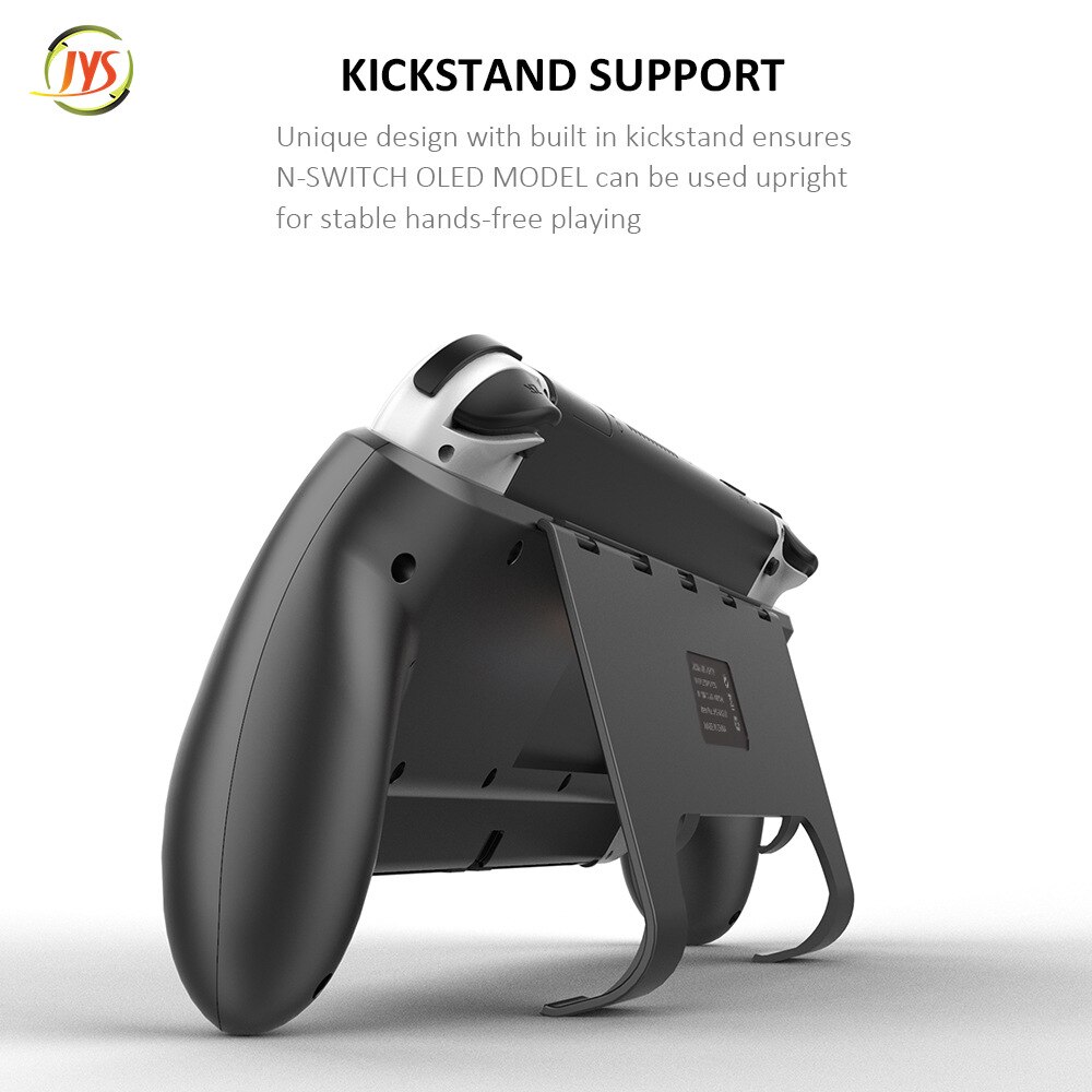 Voor Nintendo Switch Oled Gastheer Beschermende Shell Handvat Grip Case Met Beugel Handgreep Stand Voor Nintendo Switch Accessoires