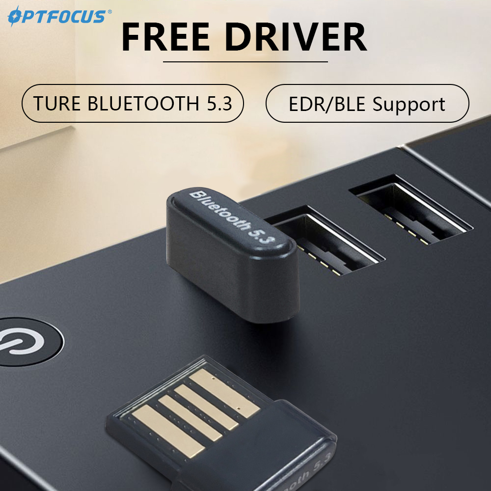 Bezpłatny sterownik Nano USB Bluetooth 5.3 Adapter bezprzewodowy Odbiornik BT do laptopa PC WIN7 8 10 11 Adapter Dongle Dodatek 7 urządzeń